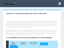 Tablet Screenshot of joueraucasino.com